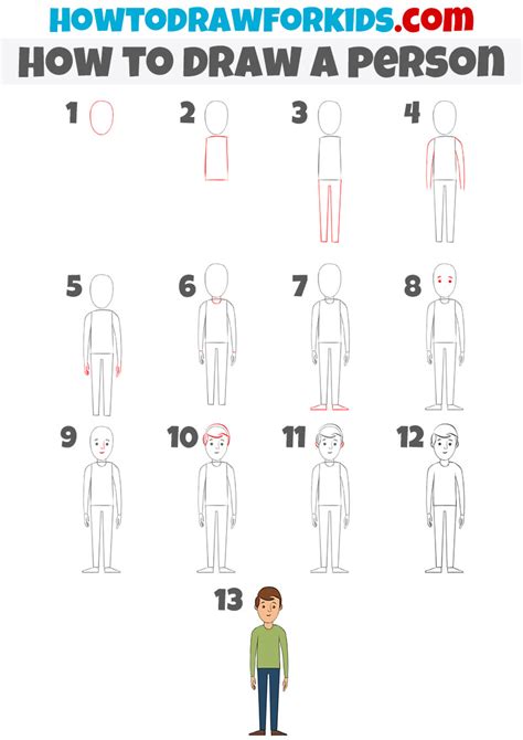 how to draw a easy person|More.